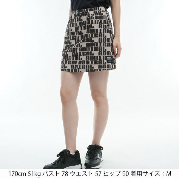 アドミラル ゴルフ Admiral GOLF レディース レディース ロゴモノグラム ストレッチスカート ADLA405 詳細8