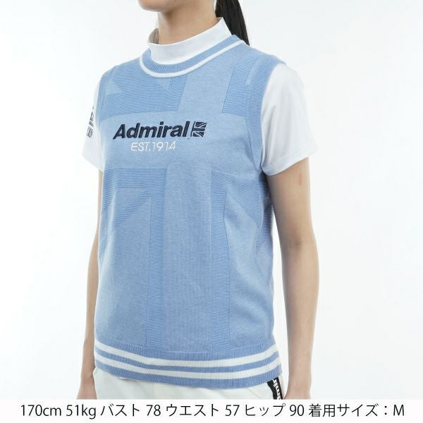 アドミラル ゴルフ Admiral GOLF レディース レディース ユニオンジャック クルーベスト ADLA409 詳細4