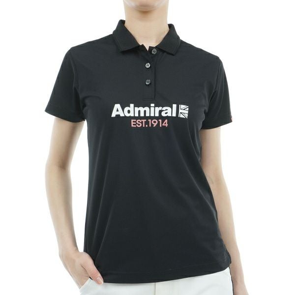 アドミラル ゴルフ Admiral GOLF レディース レディース リサイクルカノコ ロゴ ポロシャツ ADLA410 詳細3