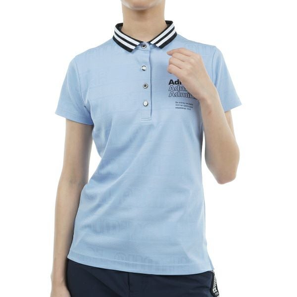 アドミラル ゴルフ Admiral GOLF レディース レディース ロゴジャカード ポロシャツ ADLA411 詳細4