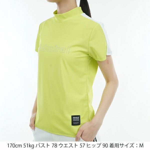 アドミラル ゴルフ Admiral GOLF レディース レディース メタルロゴ モックシャツ ADLA412 詳細14