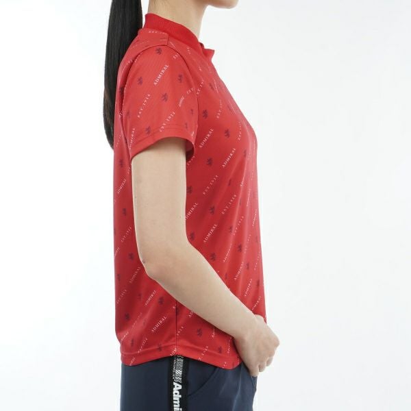 アドミラル ゴルフ Admiral GOLF レディース レディース モノグラム モックシャツ ADLA414 詳細11