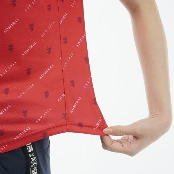 アドミラル ゴルフ Admiral GOLF レディース レディース モノグラム モックシャツ ADLA414 詳細12