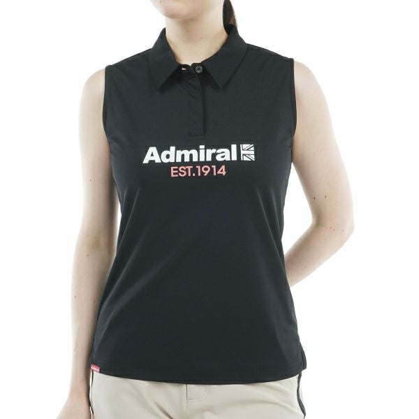 アドミラル ゴルフ Admiral GOLF レディース レディース リサイクルカノコ ノースリーブシャツ ADLA415 詳細3