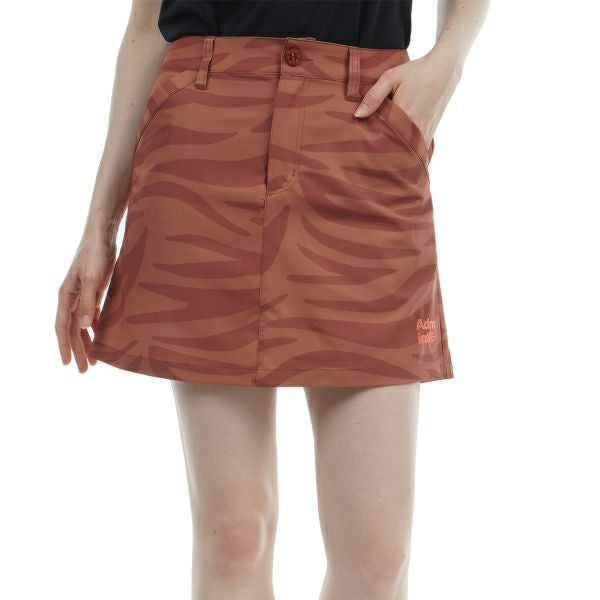 アドミラル ゴルフ Admiral GOLF レディース レディース バックディンプル ゼブラ柄スカート ADLA427 詳細4