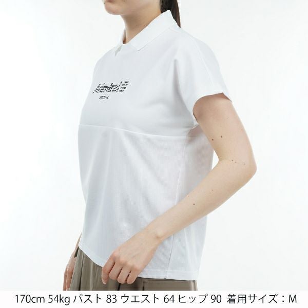 アドミラル ゴルフ Admiral GOLF レディース レディース メッシュ フレンチスリーブシャツ ADLA429 詳細6