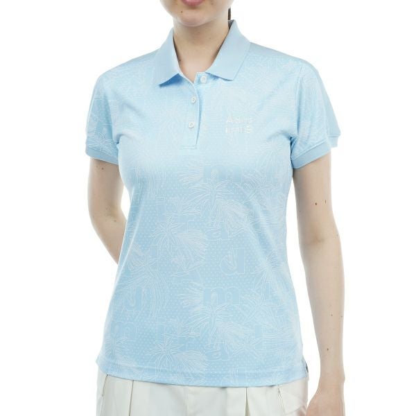 アドミラル ゴルフ Admiral GOLF レディース レディース リーフジャカード ポロシャツ ADLA430 詳細1