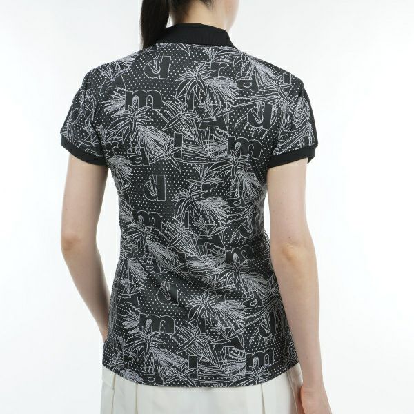 アドミラル ゴルフ Admiral GOLF レディース レディース リーフジャカード ポロシャツ ADLA430 詳細10