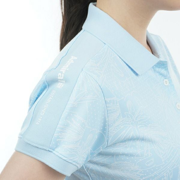 アドミラル ゴルフ Admiral GOLF レディース レディース リーフジャカード ポロシャツ ADLA430 詳細17