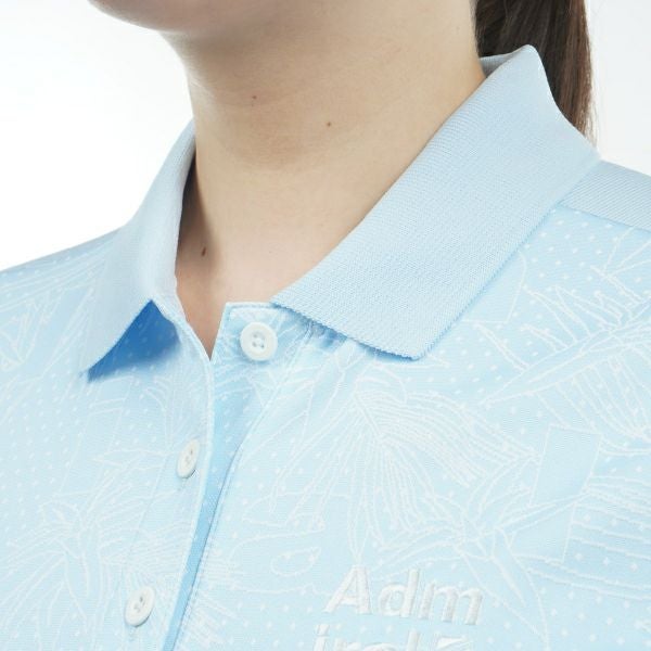 アドミラル ゴルフ Admiral GOLF レディース レディース リーフジャカード ポロシャツ ADLA430 詳細18