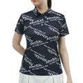 アドミラル ゴルフ Admiral GOLF レディース レディース ランダムロゴ プリントポロシャツ ADLA431 詳細1