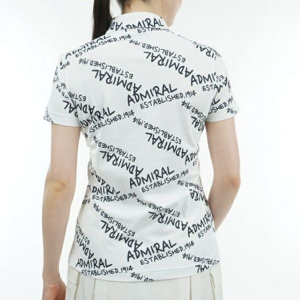 アドミラル ゴルフ Admiral GOLF レディース レディース ランダムロゴ プリントポロシャツ ADLA431 詳細8