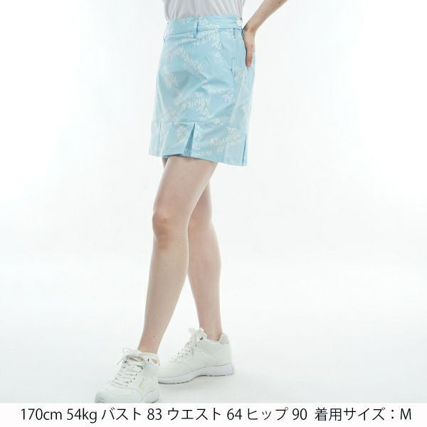 アドミラル ゴルフ Admiral GOLF レディース レディース ランダムロゴ プリーツヘムスカート ADLA432 詳細9