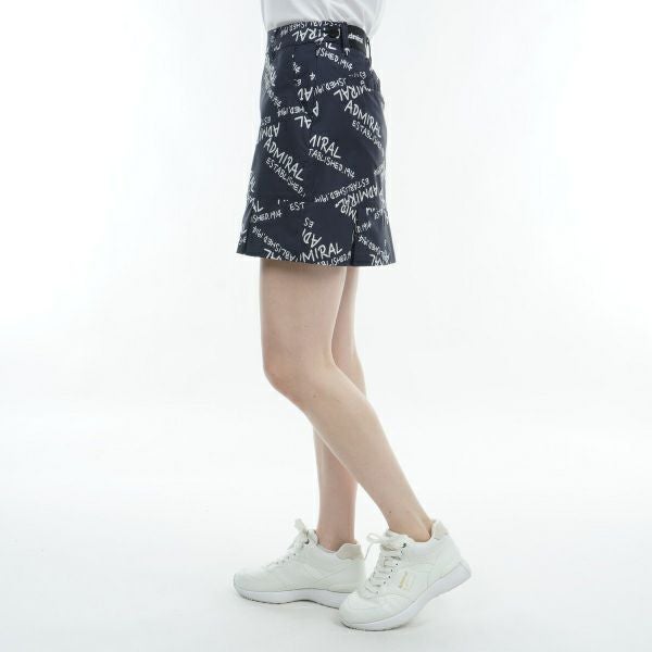 アドミラル ゴルフ Admiral GOLF レディース レディース ランダムロゴ プリーツヘムスカート ADLA432 詳細13