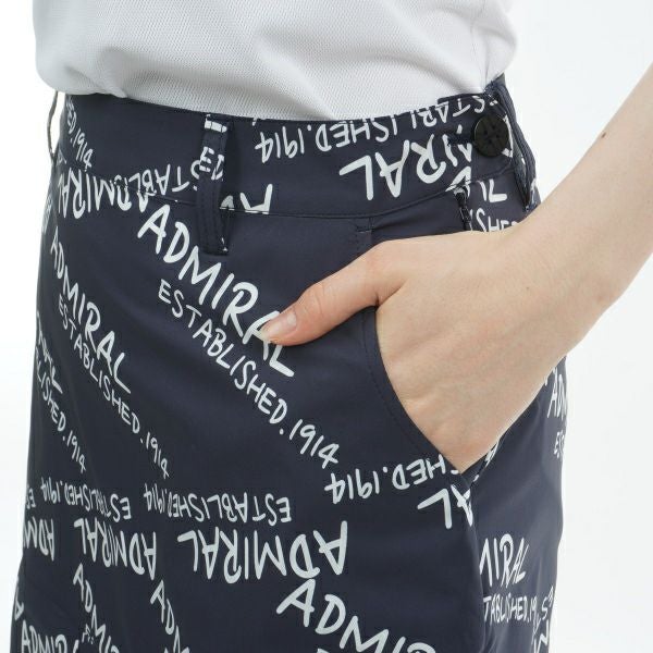 アドミラル ゴルフ Admiral GOLF レディース レディース ランダムロゴ プリーツヘムスカート ADLA432 詳細16