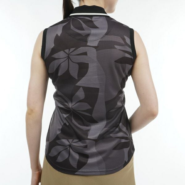 アドミラル ゴルフ Admiral GOLF レディース レディース リゾート柄 ノースリーブポロシャツ ADLA437 詳細7