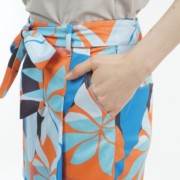 アドミラル ゴルフ Admiral GOLF レディース レディース リゾート柄 キュロットスカート ADLA438 詳細13