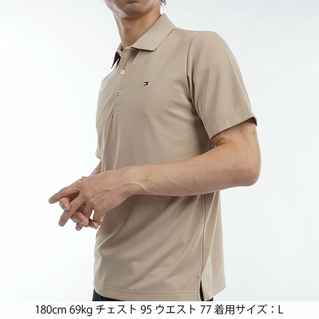 トミー ヒルフィガー ゴルフ]メンズ ベーシックフラッグ ポロシャツ