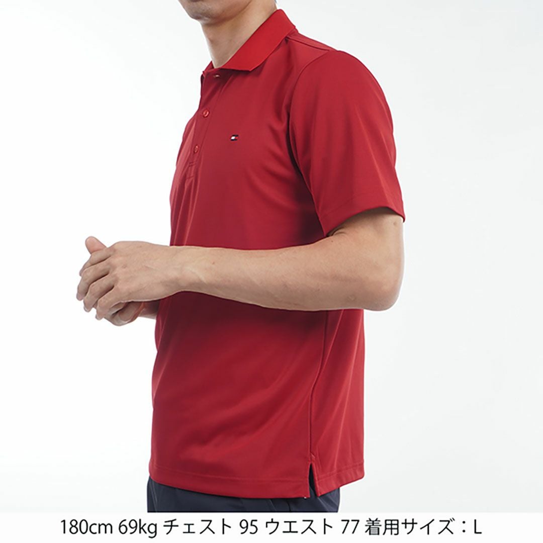 トミー ヒルフィガー ゴルフ]メンズ ベーシックフラッグ ポロシャツ