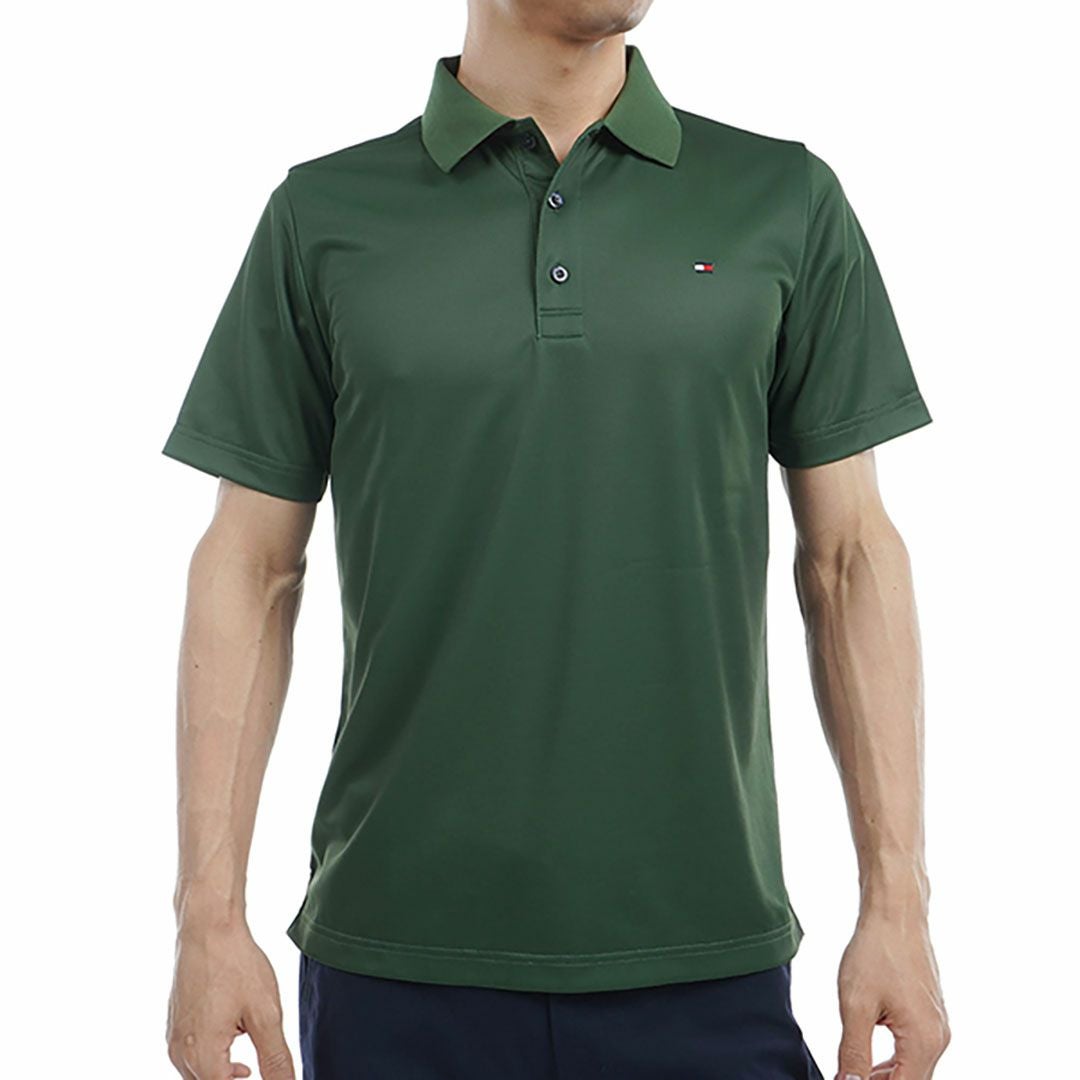 トミー ヒルフィガー ゴルフ]メンズ ベーシックフラッグ ポロシャツ