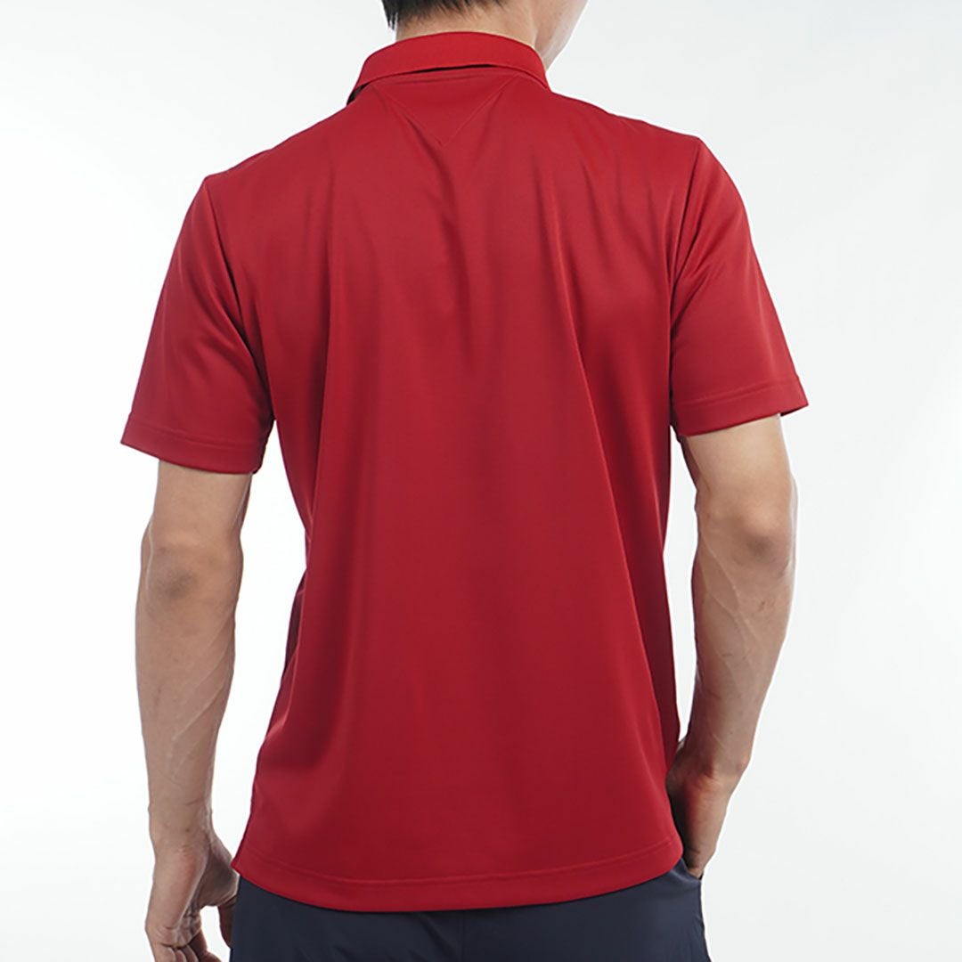 トミー ヒルフィガー ゴルフ]メンズ ベーシックフラッグ ポロシャツ