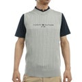ツアーティー TOUR TEE メンズ メンズ ケーブル　Vネックニットベスト THMA452 詳細3