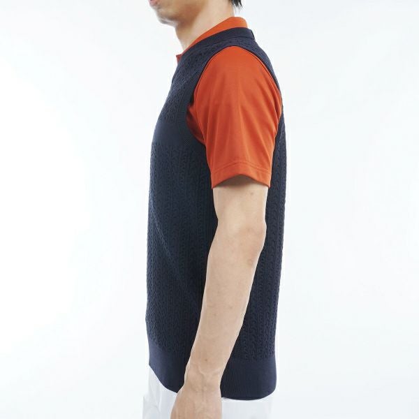 ツアーティー TOUR TEE メンズ メンズ ケーブル　Vネックニットベスト THMA452 詳細10