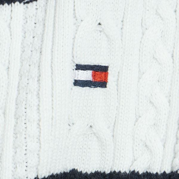 ツアーティー TOUR TEE メンズ メンズ ケーブルボーダー　クルーネックセーター THMA485 詳細15