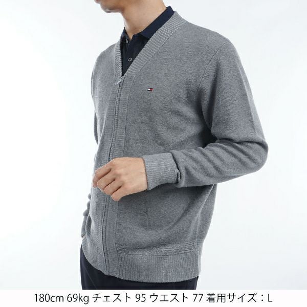 40%OFF】[トミー ヒルフィガー ゴルフ]メンズ バックロゴ Vネック