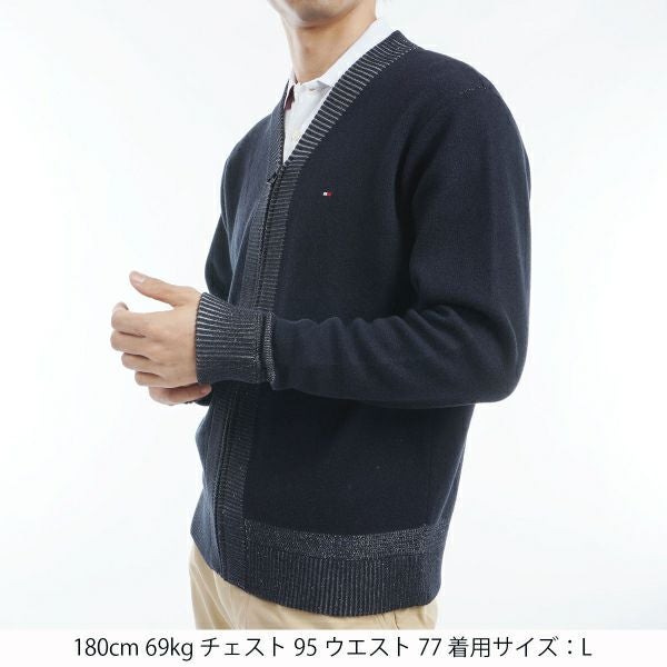 40%OFF】[トミー ヒルフィガー ゴルフ]メンズ バックロゴ Vネック