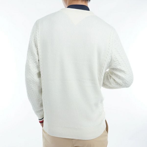 ツアーティー TOUR TEE メンズ メンズ ケーブルミックス　クルーネックセーター THMA461 詳細9