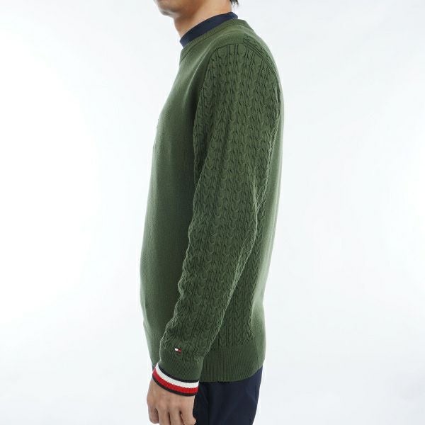 ツアーティー TOUR TEE メンズ メンズ ケーブルミックス　クルーネックセーター THMA461 詳細16