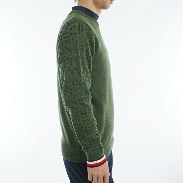 ツアーティー TOUR TEE メンズ メンズ ケーブルミックス　クルーネックセーター THMA461 詳細17