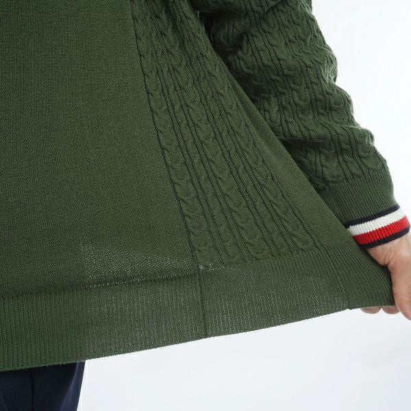 ツアーティー TOUR TEE メンズ メンズ ケーブルミックス　クルーネックセーター THMA461 詳細18