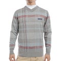 ツアーティー TOUR TEE メンズ メンズ チェックジャカート　Vネックセーター THMA462 詳細2