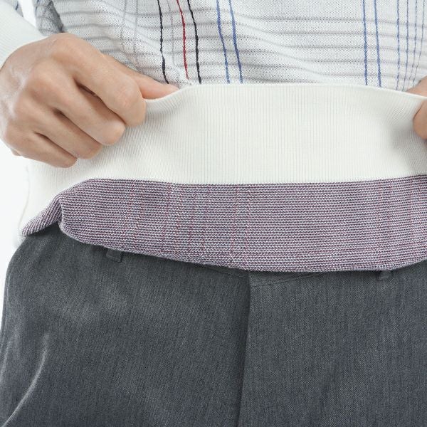 ツアーティー TOUR TEE メンズ メンズ チェックジャカート　Vネックセーター THMA462 詳細16