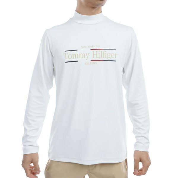 ツアーティー TOUR TEE メンズ メンズ フロントロゴ　長袖モックネックシャツ THMA465 詳細2