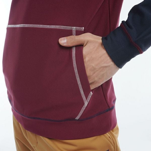 ツアーティー TOUR TEE メンズ メンズ ネックウォーマー付　スウェットフーディー THMA469 詳細12