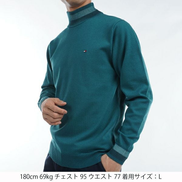 ツアーティー TOUR TEE メンズ メンズ シグネチャーストライプ　ハイネックセーター THMA471 詳細12