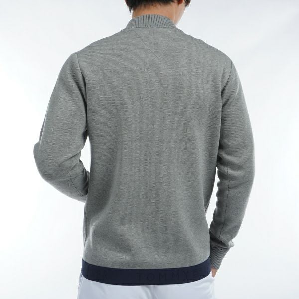 ツアーティー TOUR TEE メンズ メンズ フロントロゴ　ハーフジップ　モックネックセーター THMA472 詳細8
