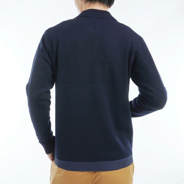 ツアーティー TOUR TEE メンズ メンズ フロントロゴ　ハーフジップ　モックネックセーター THMA472 詳細10