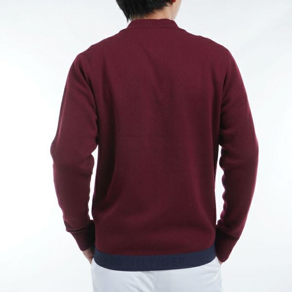 ツアーティー TOUR TEE メンズ メンズ フロントロゴ　ハーフジップ　モックネックセーター THMA472 詳細12