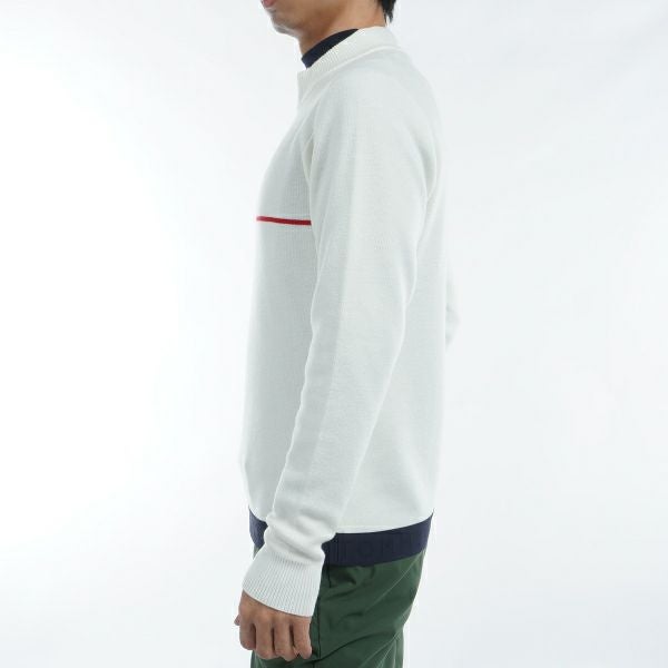 ツアーティー TOUR TEE メンズ メンズ フロントロゴ　ハーフジップ　モックネックセーター THMA472 詳細13