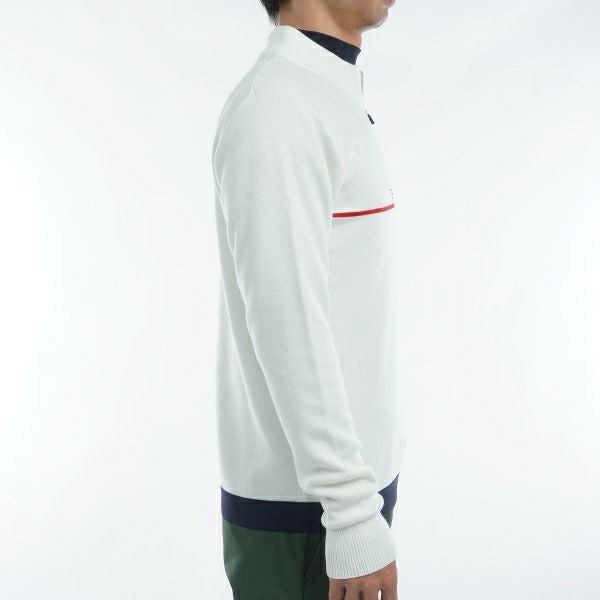 ツアーティー TOUR TEE メンズ メンズ フロントロゴ　ハーフジップ　モックネックセーター THMA472 詳細14