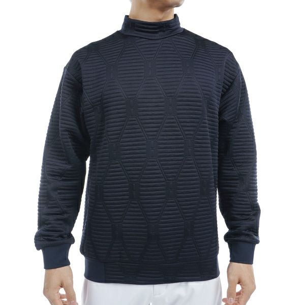 ツアーティー TOUR TEE メンズ メンズ ジャカードキルト　モックネックスウェット THMA477 詳細2