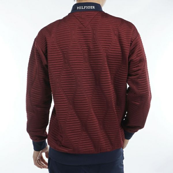 ツアーティー TOUR TEE メンズ メンズ ジャカードキルト　モックネックスウェット THMA477 詳細9