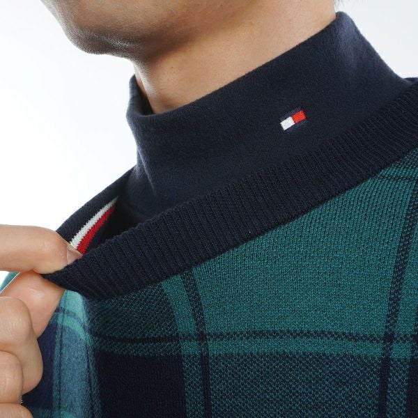 ツアーティー TOUR TEE メンズ メンズ バッファローチェックジャカード　クルーネックセーター THMA478 詳細17