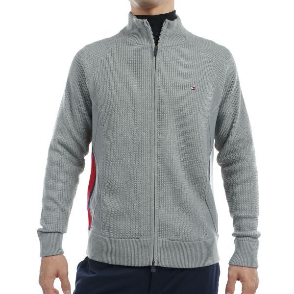 ツアーティー TOUR TEE メンズ メンズ ケーブル　フルジップセーター THMA479 詳細2