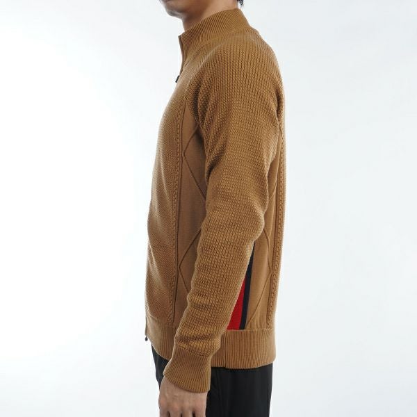 ツアーティー TOUR TEE メンズ メンズ ケーブル　フルジップセーター THMA479 詳細10