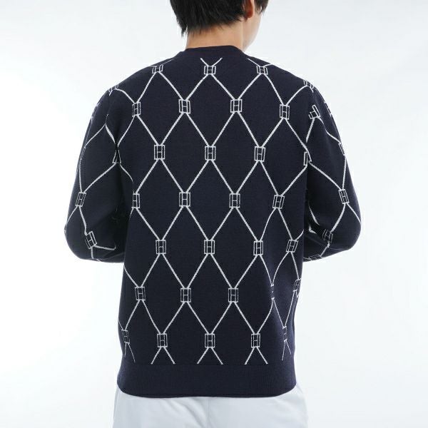 ツアーティー TOUR TEE メンズ メンズ モノグラムジャカード　モックネックセーター THMA480 詳細5